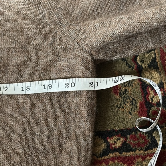 Brown alpaca quarter zip - Picture 6 of 6